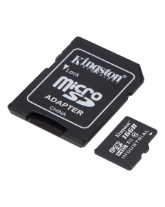 Kingston 16GB microSDHC UHS-I Class 10 Industrial Temp Card + SD Adapt