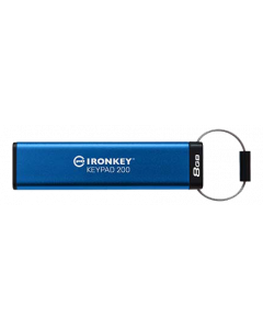 Kingston 8GB IronKey Keypad 200, FIPS 140-3 Lvl 3 (Pending) AES-256