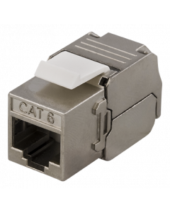DELTACO FTP Cat6 Keystone kontaktdon, "Tool-free"
