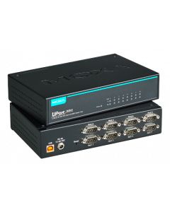 8 Port USB-to-Serial Hub, EU Plug, RS-232
