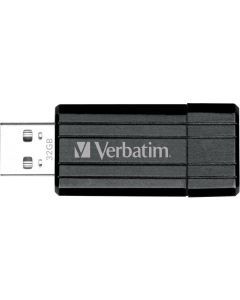 Verbatim USB 2.0 minne, Store'N'Go, 32GB, PinStripe