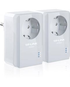 TP-LINK AV500 Powerline Adapter med AC Pass Through Starter Kit, två enh