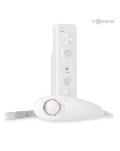 Wii U/ Wii Remote & Nunchuk Super Plus Pack (White) - Tomee