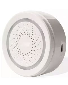 Smart 3i1 WIFI Siren, med temperatur och luftfuktighetssensor, Tuya, Alexa, Google home, zigbee
