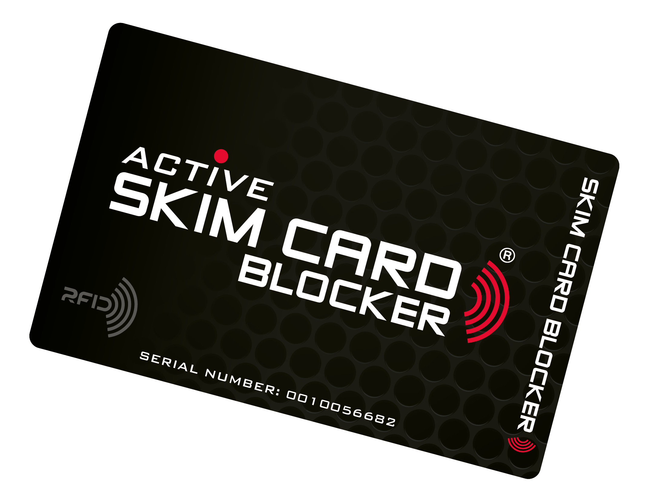 Skim Card Blocker Active, COB card with LED, protect your bank cards