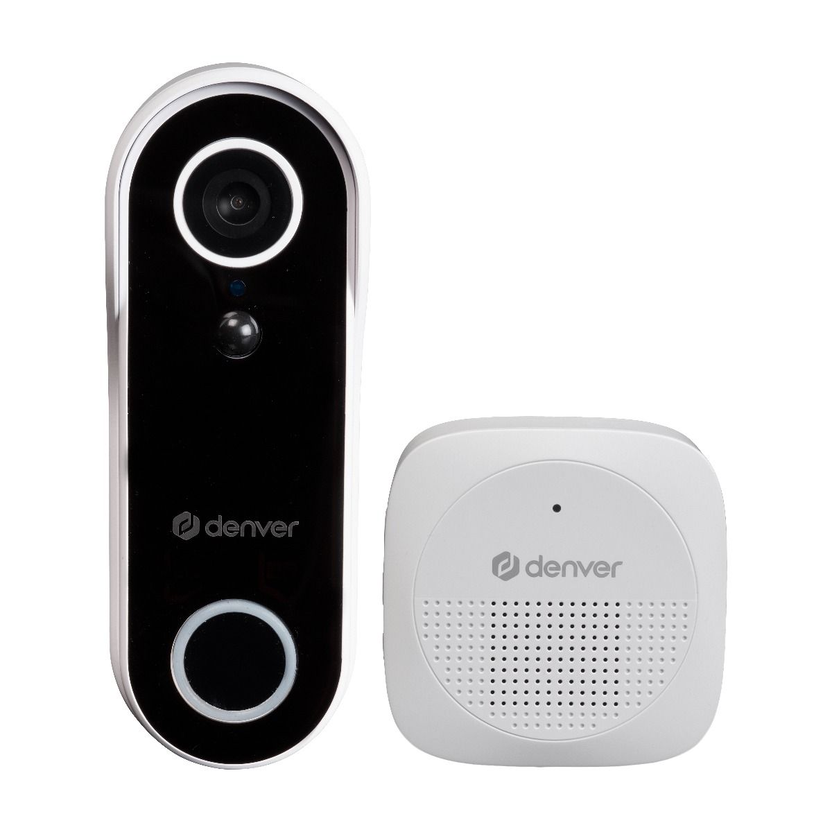 Denver VDB-218 Smart Dörrkamera WiFi – 4MP QHD, Tuya Smart & trådlös inomhusklocka