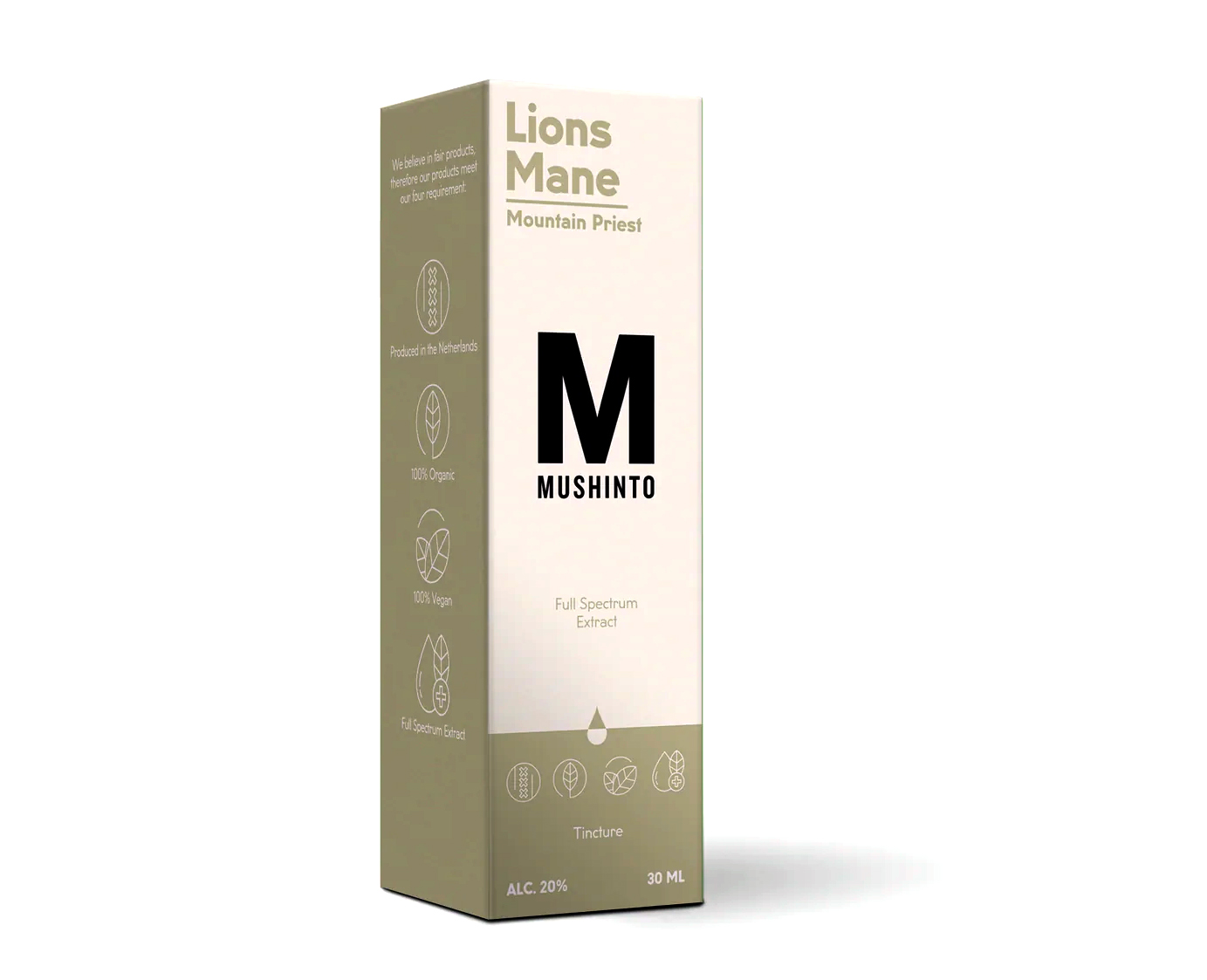 Igelkottsvamp / Lion's Mane extract & tincture, droppar, 30ml