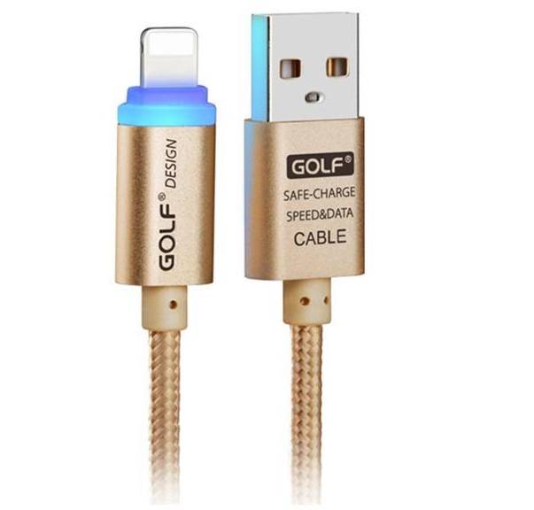 Golf USB kabel för iPhone - 3 meter!