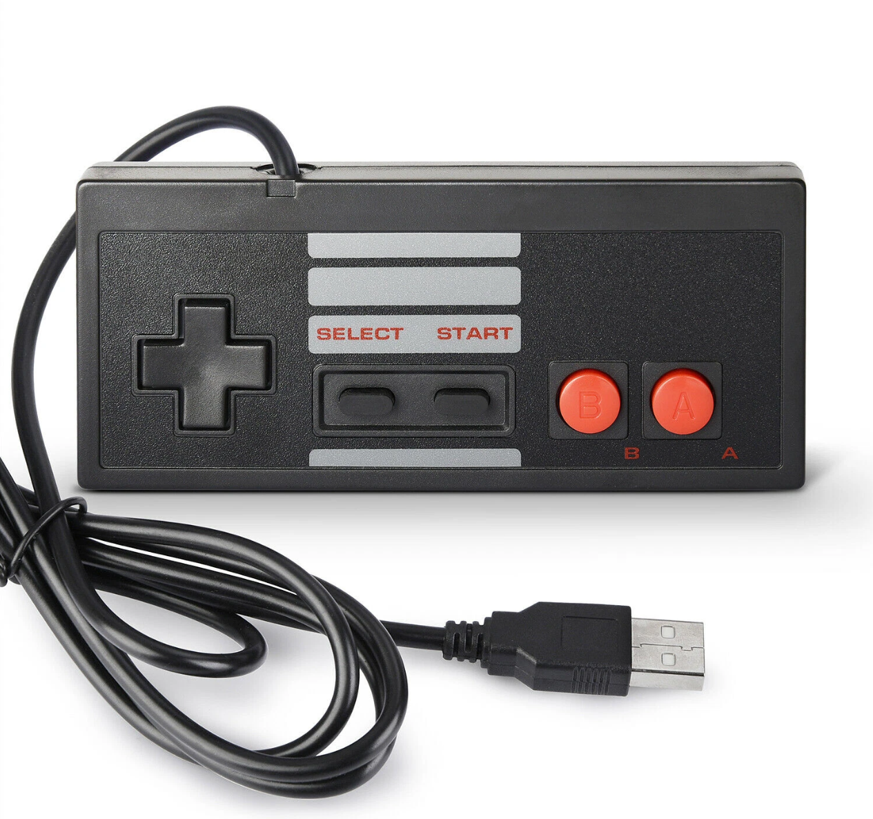 Nintendo NES USB spelkontroll, MAC/PC - Svart | Dator - Spelkontroller | AlltMobil
