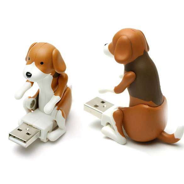 Juckande USB hund - brun - Humping Dog