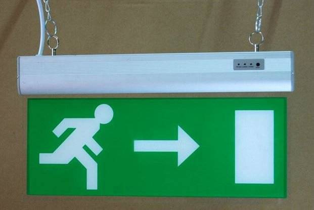 LED Nödutgång - LED Exit sign - Höger/Vänster pil
