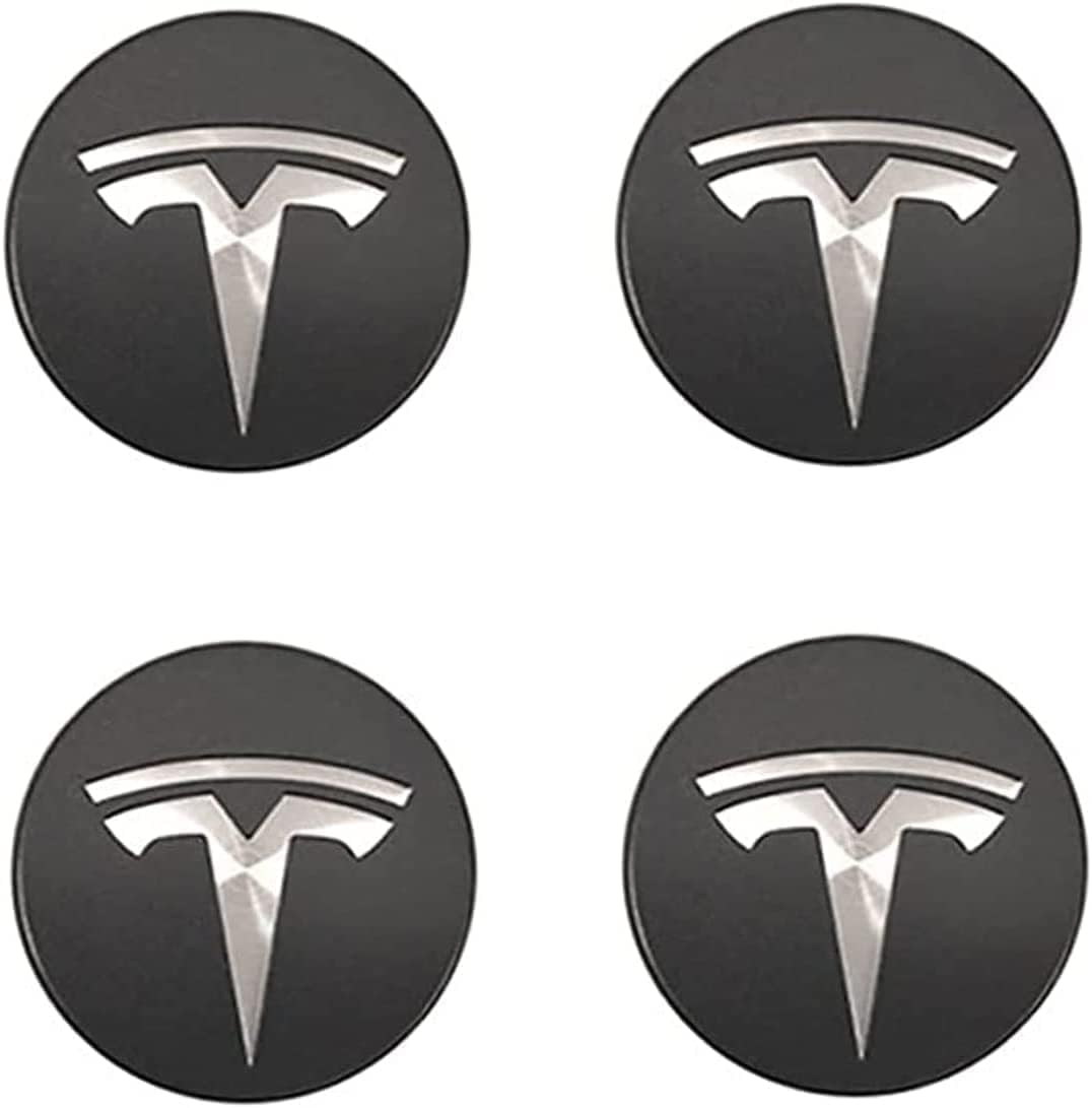 Tesla centrumkåpa, 56mm, silver