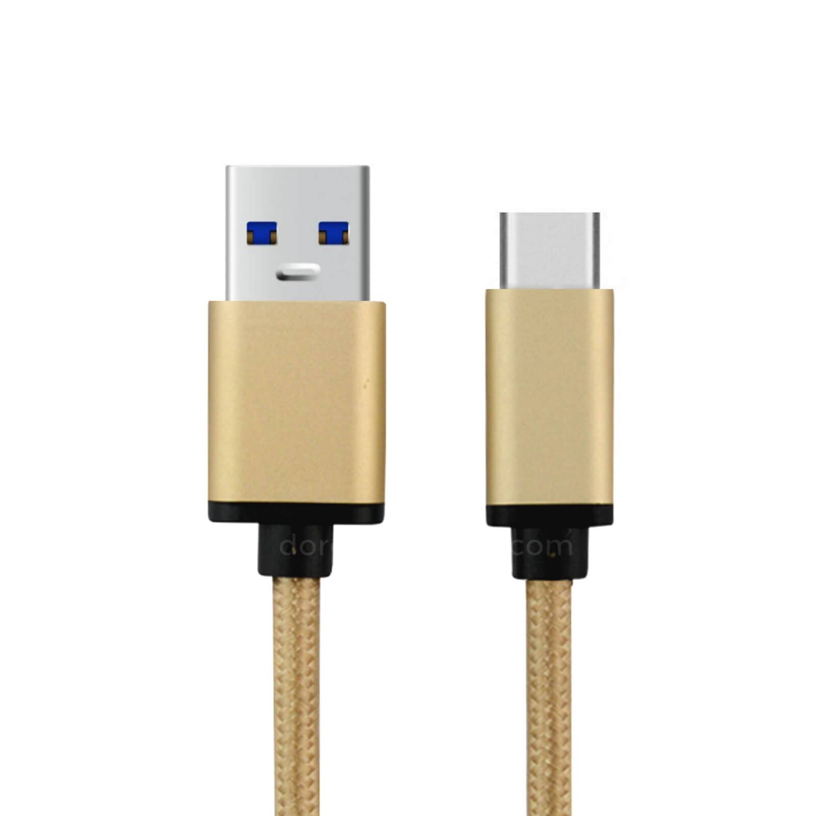 USB Type C-kabel Universal, för laddning av mobiltelefoner, surfplattor mm, 2 meter,